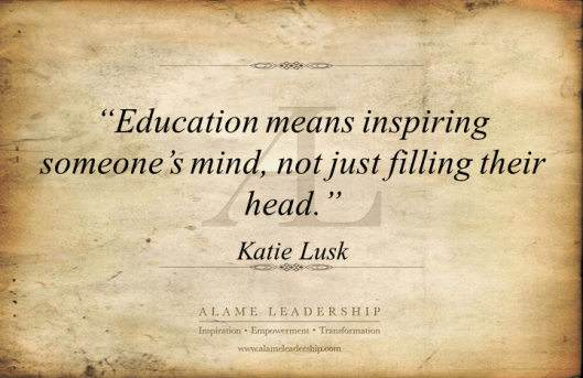 AL Inspiring Quote on Education