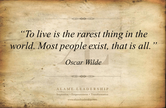 AL Inspiring Quote on  True Living