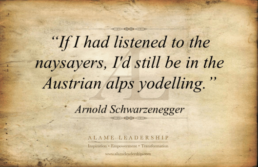 AL Inspiring Quote on Trusting your Vision