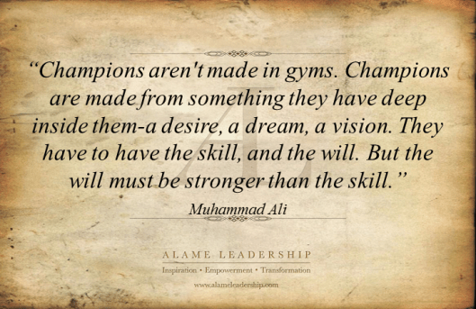 AL Inspiring Quote on Power of Desire and Vision