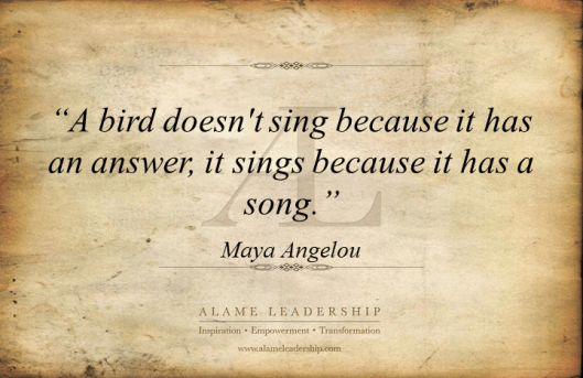 AL Inspiring Quote on Following Your Mission