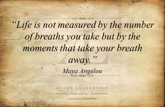 AL Inspiring Quote on True Living