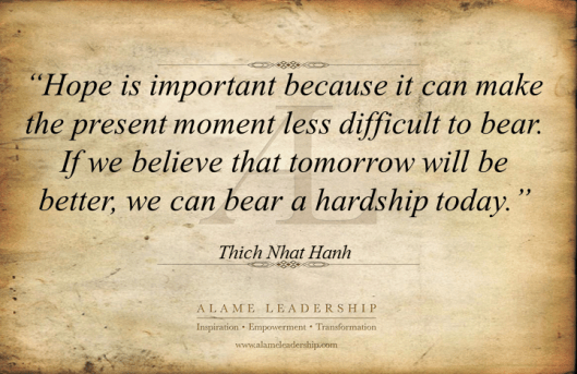 AL Inspiring Quote on Hope
