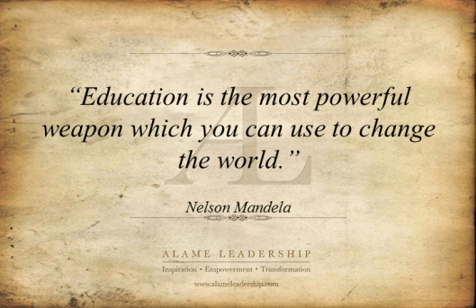 AL Inspiring Quote on Education 2