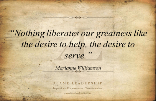 AL Inspiring Quote on Serving others 2