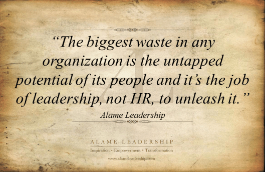 AL Inspiring Quote on Unleashing People's Power