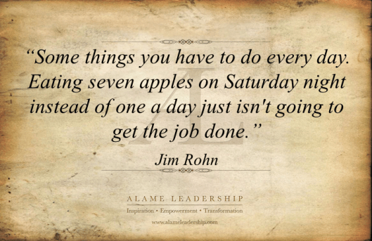 AL Inspiring Quote on Daily Habits