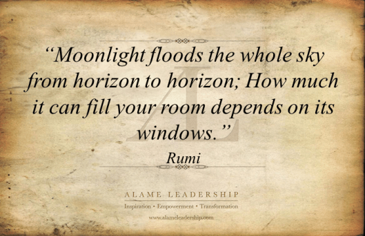 AL Inspiring Quote on Opening up to Life