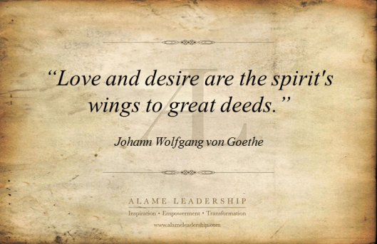 AL Inspiring Quote on Love and Desire