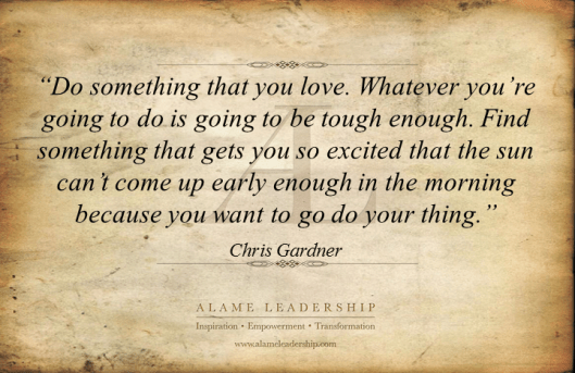 AL Inspiring Quote on Living Your Passion