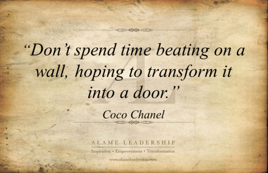 AL Inspiring Quote on Facing Reality