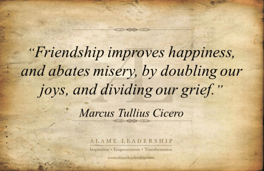 AL Inspiring Quote on Friendship