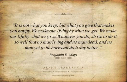 AL Inspiring Quote on Life  and Work