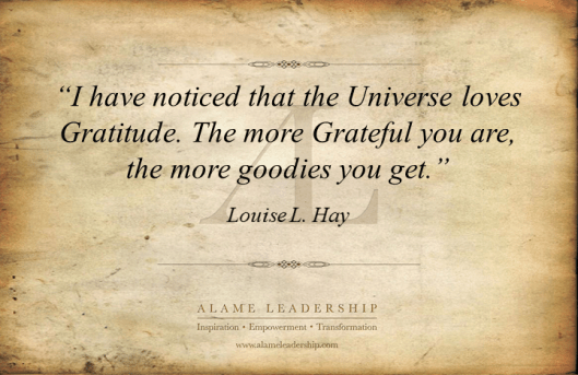 AL Inspiring Quote on Gratitude
