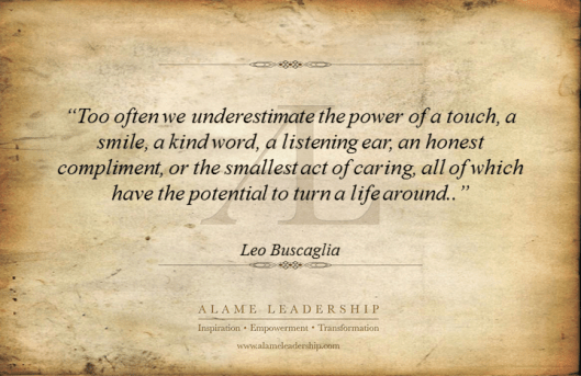 AL Inspiring Quote on the Power of Kindness