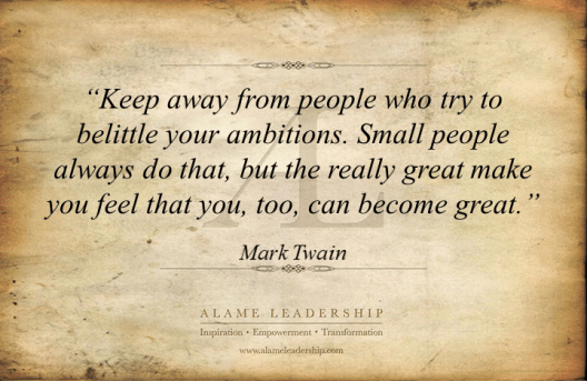 AL Inspiring Quote on Ambition