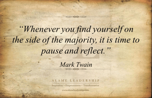 AL Inspiring Quote on Daring to be Different