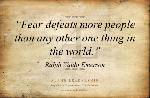 AL Inspiring Quote on Fear