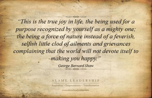 AL Inspiring Quote on Purpose